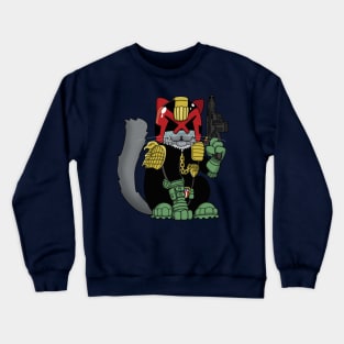 Mort Dredd - Cat Dredd - The PAW is the law! Crewneck Sweatshirt